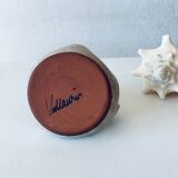 Ceramic candle holder signed Vallauris