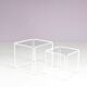1960s pair of “Isocele” side tables by Max Sauze, France