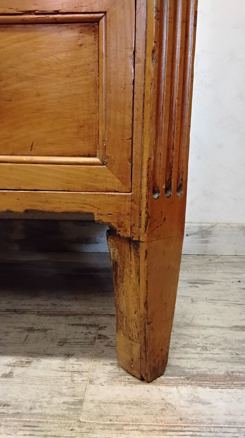 Louis XVI style walnut chest of drawers