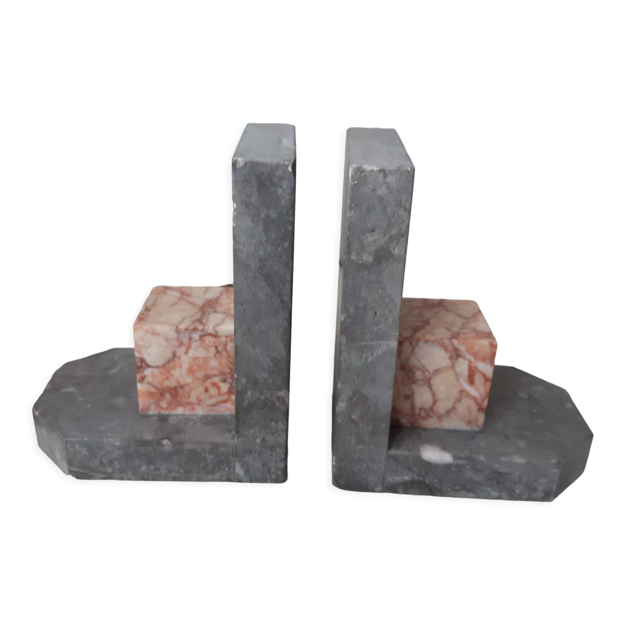 Christmas Pop-up 2022 - Pair of Art Deco Marble Bookends