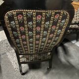 Pair of Napoleon III armchairs, Voltaire style