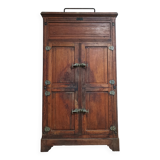 Xavier Aubert Dijon butcher's cooler in solid oak, professional furniture