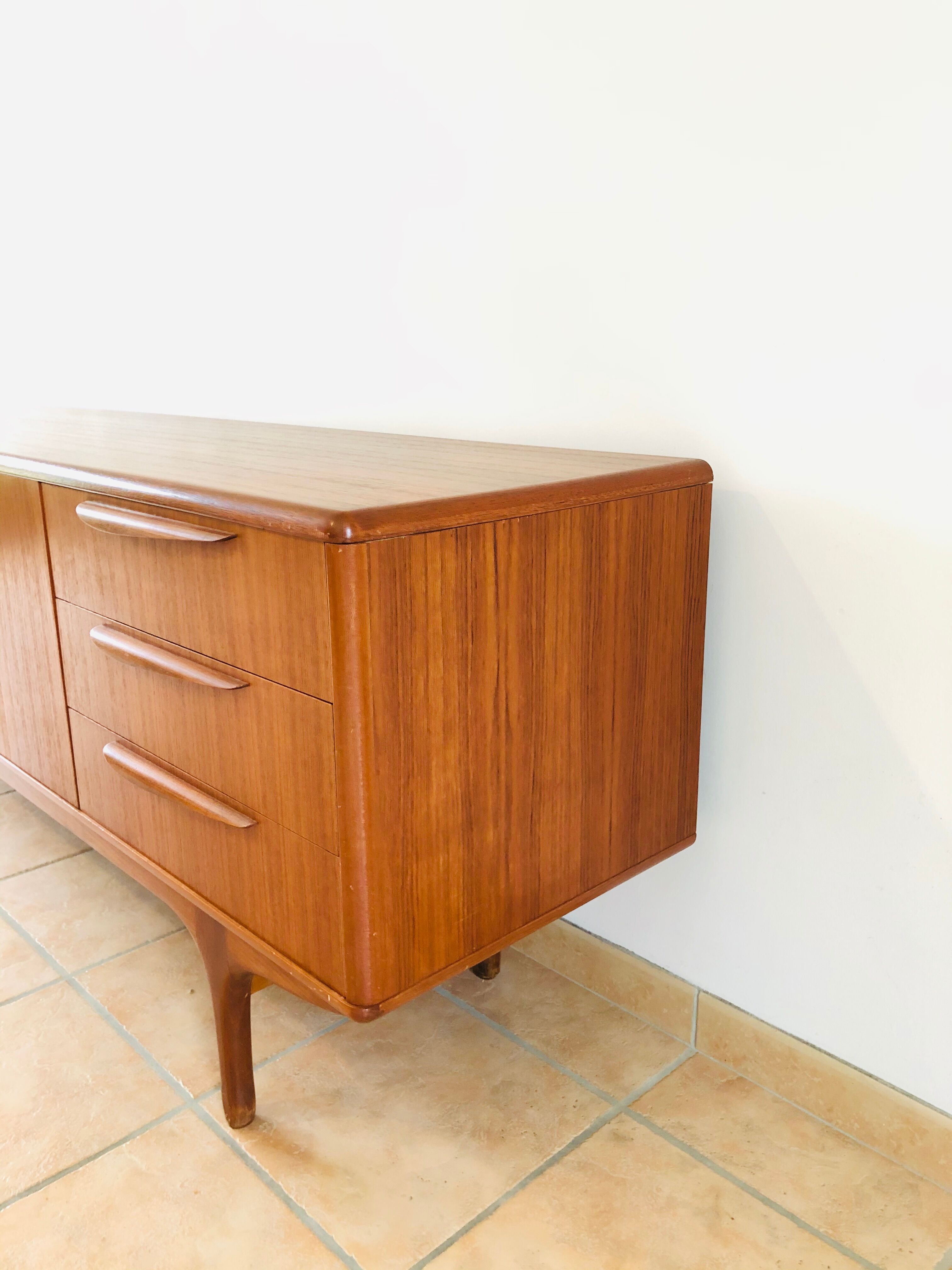 Enfilade scandinave en teck 1960