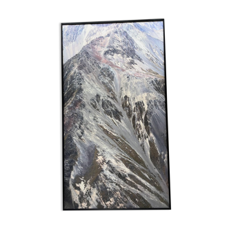 Photographic art print Ariel view of mountain, New Zealand