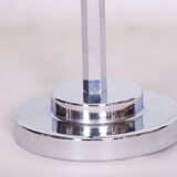 Restored Bauhaus Small Table, Unusual Design, Chrome, Bakelit, Germany, 1930s