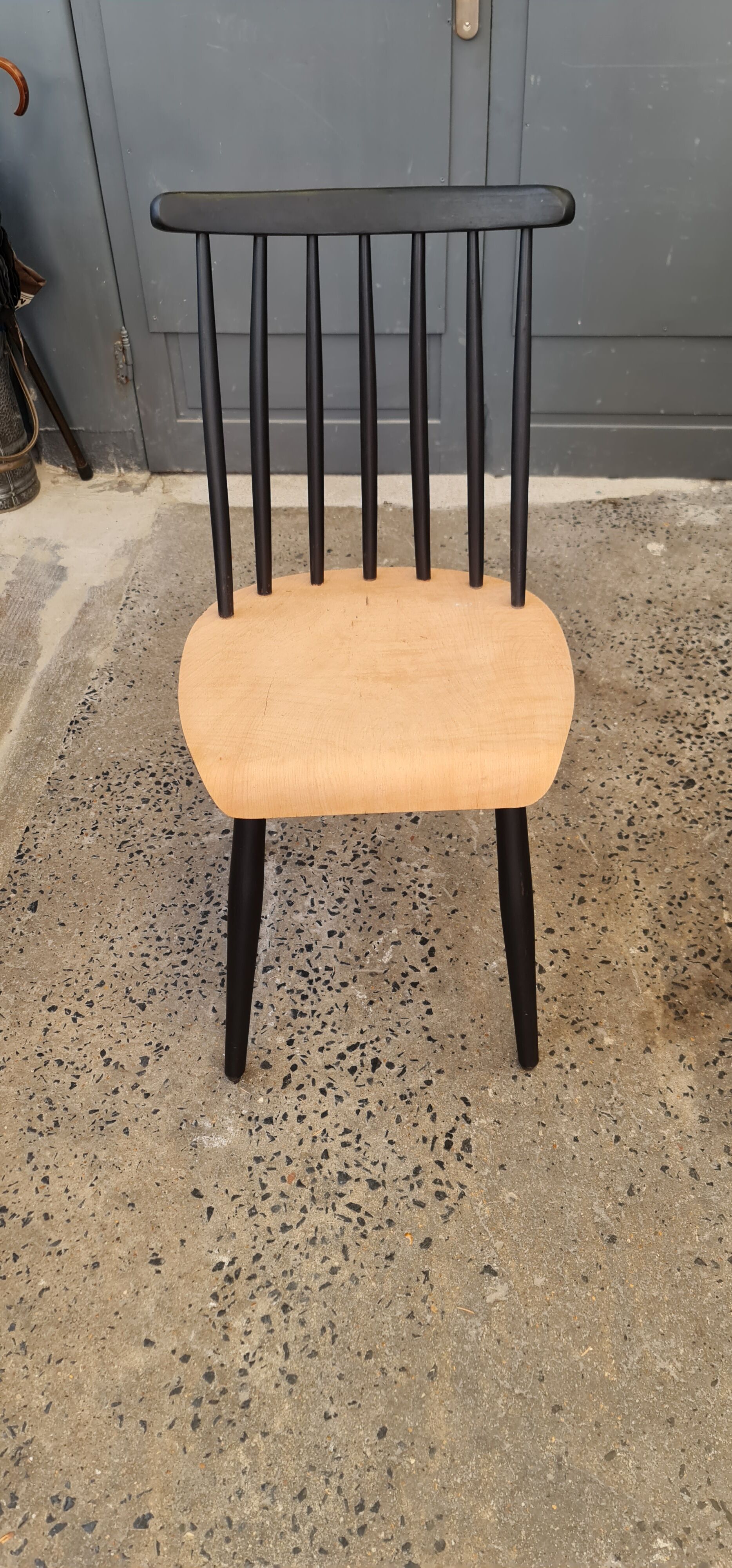 Series of six chairs Fanett by Ilmari Tapiovaara 1960