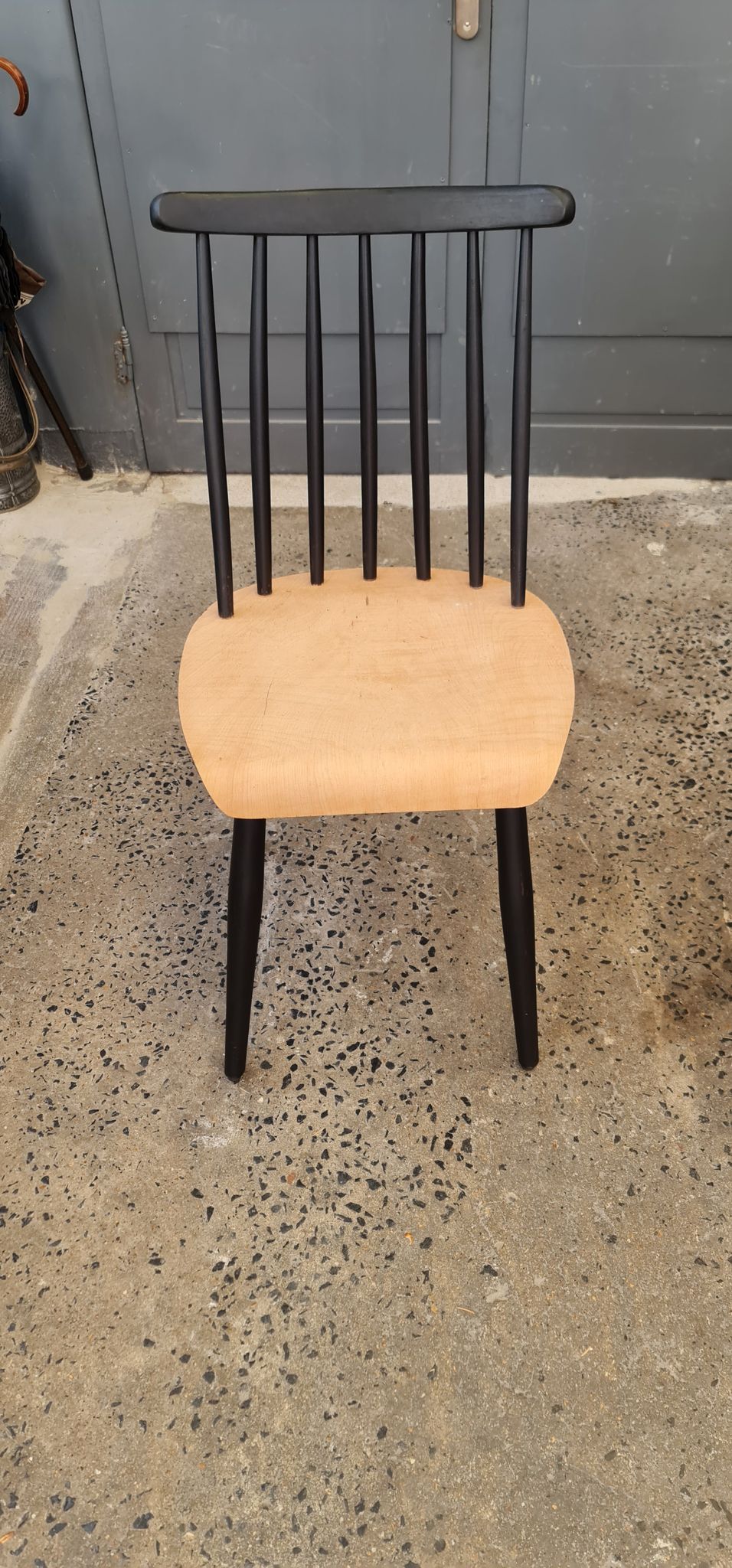 Series of six chairs Fanett by Ilmari Tapiovaara 1960