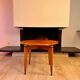Maison Gouffé Gueridon Table in Sycamore and Bronze, France, circa 1950