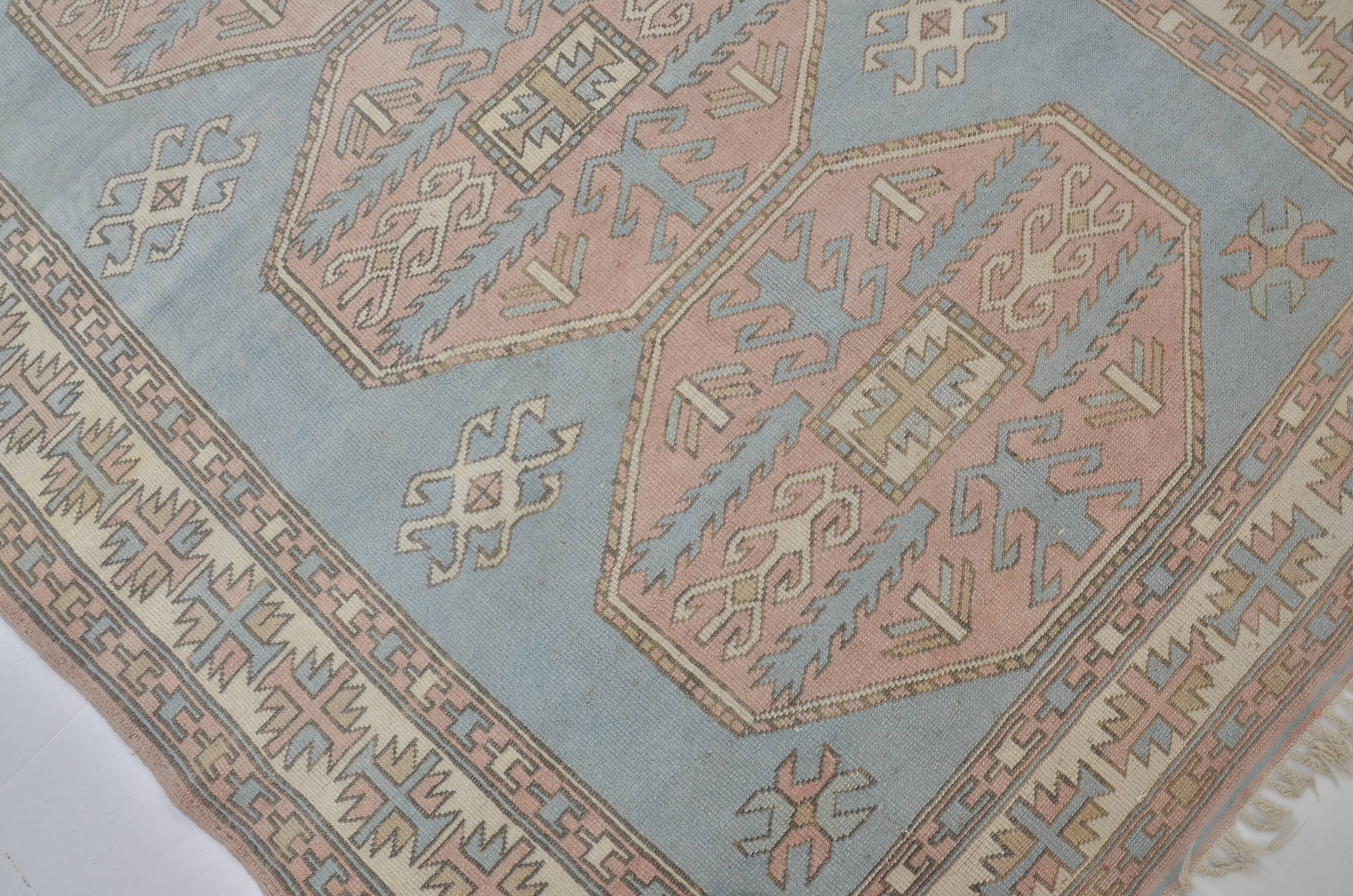 Vintage Oushak Anatolian Kurdish Rug sku1187