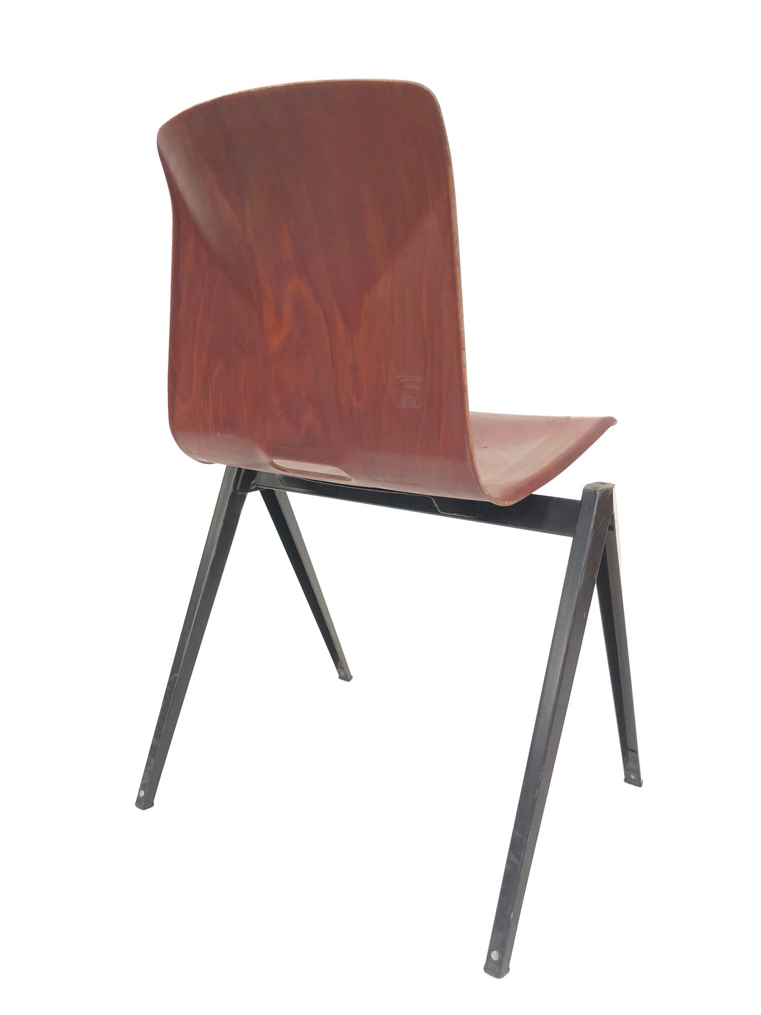 Vintage set of four Galvanitas S22 school chairs in the Netherlands