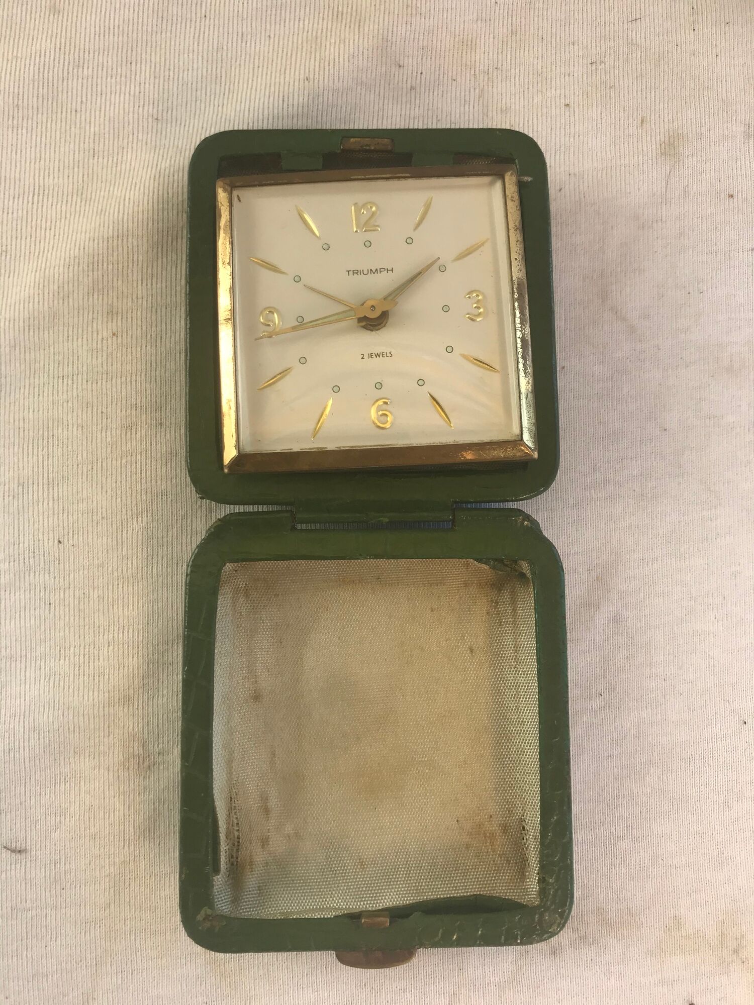 Old TRAVEL Awakening TRIUMPH 2 Jewels Laiton - Vintage Green Case