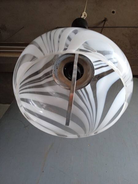 Designer suspension chandelier Murano ep 1970 design