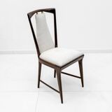 Set of 6 Osvaldo Borsani Mid-Century Modern Italian Bouclè Dining Chairs