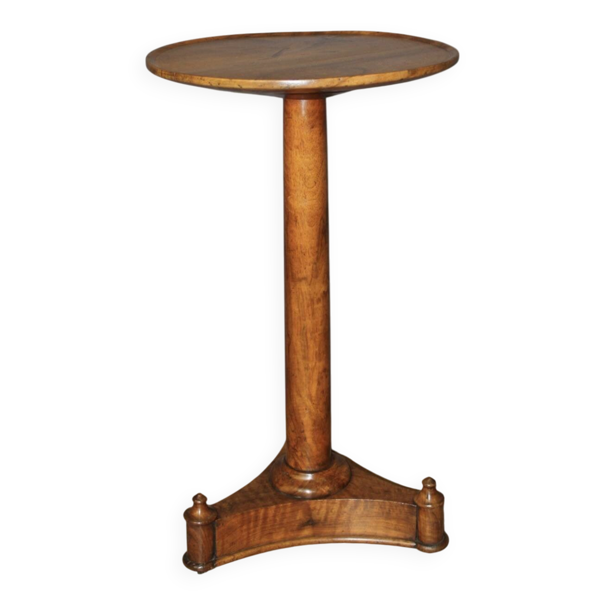 Empire walnut gueridon from the 19th century
