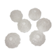 Lot de 6 globes en verre ciselé ancien