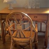 Rattan desk