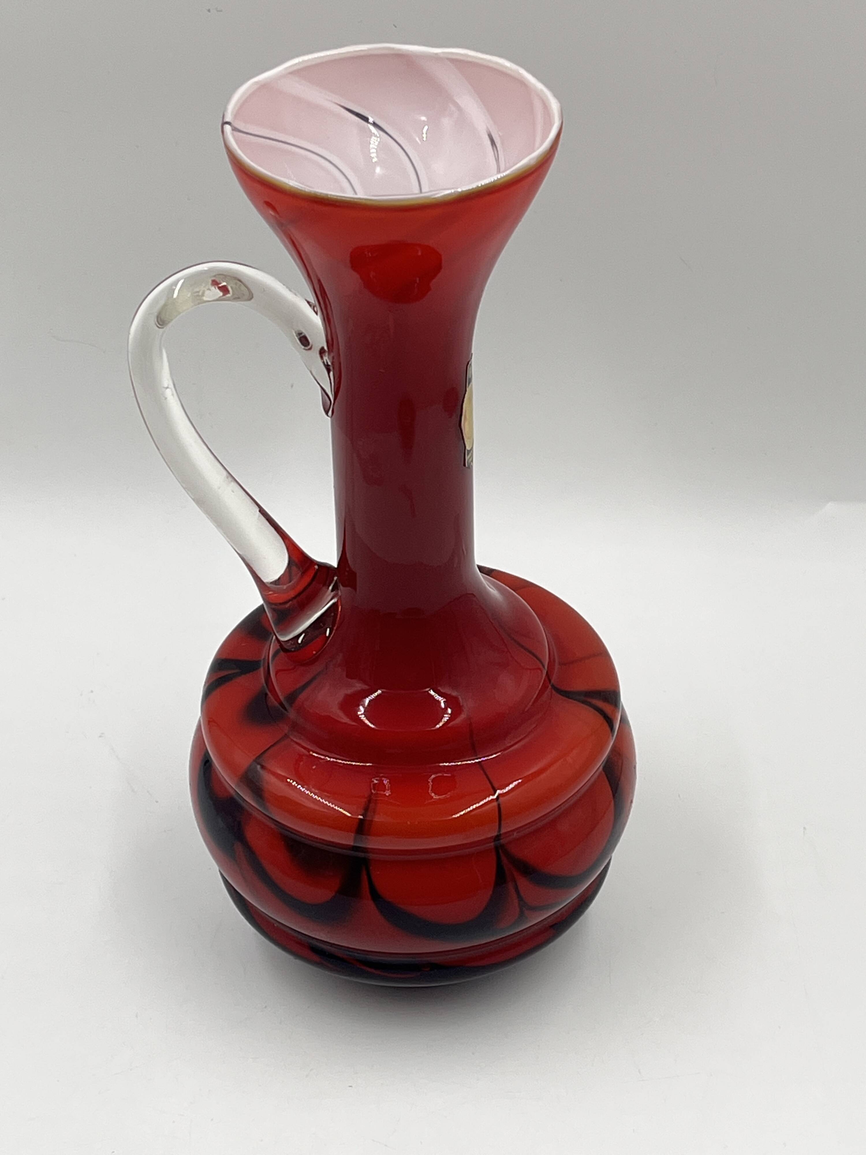 Opaline Florence BT jug vase