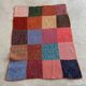 Wool patchwork blanket