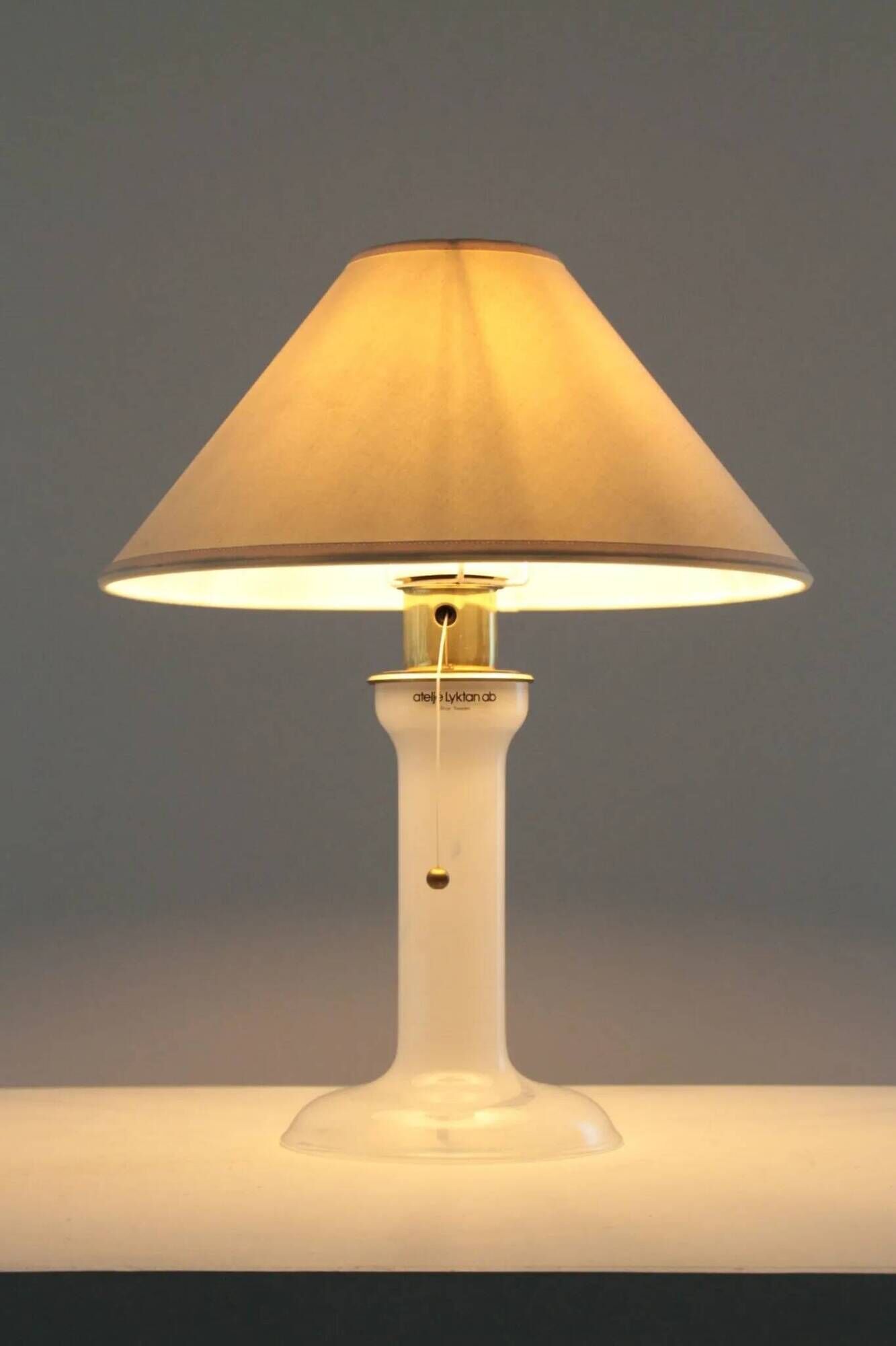 Lampe de table Crystal Studio par Hannelore Dreutler / Studio Åhus pour Ateljé Lyktan, Suède, 1989