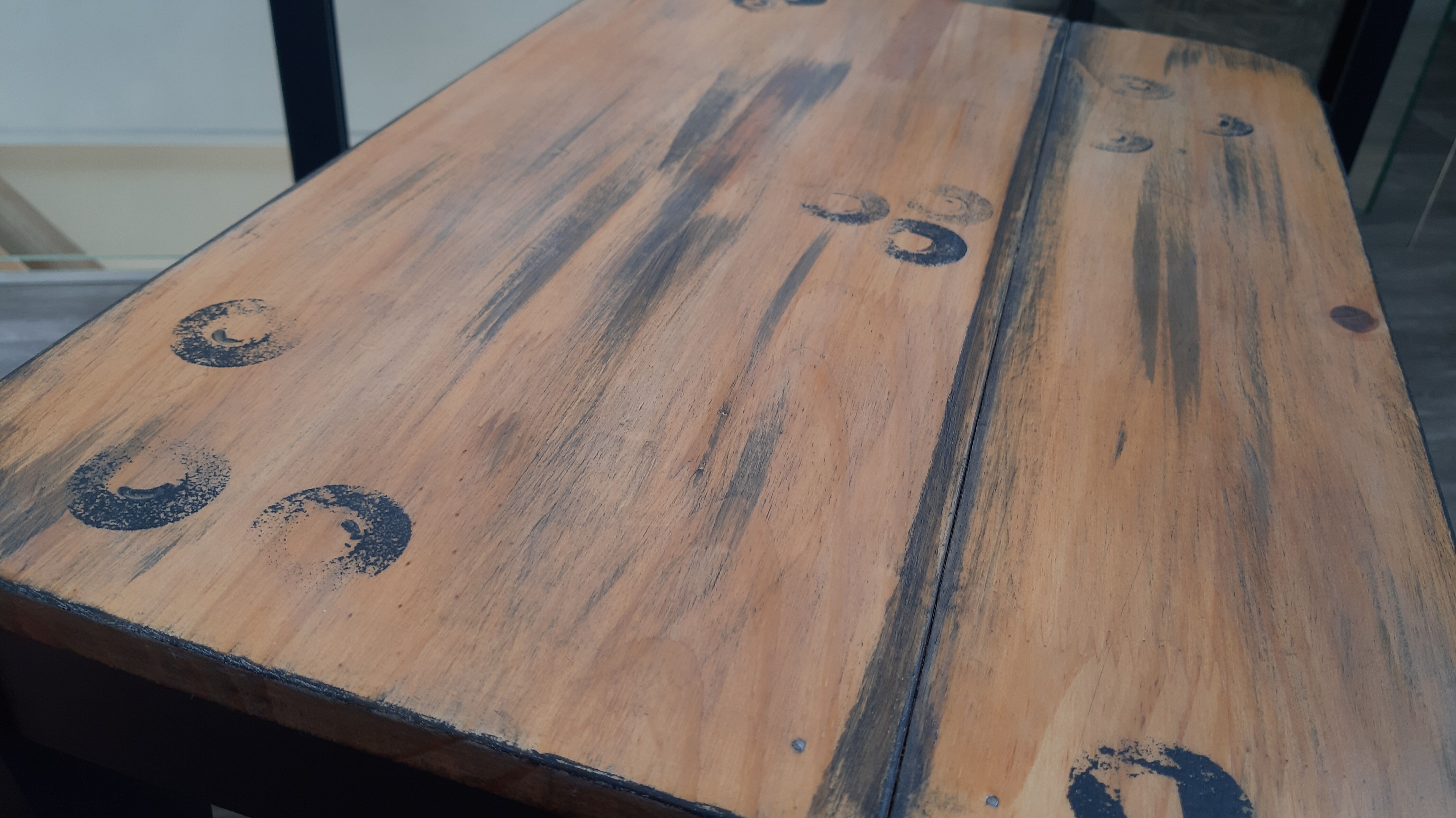 Contemporary bedside carbon color