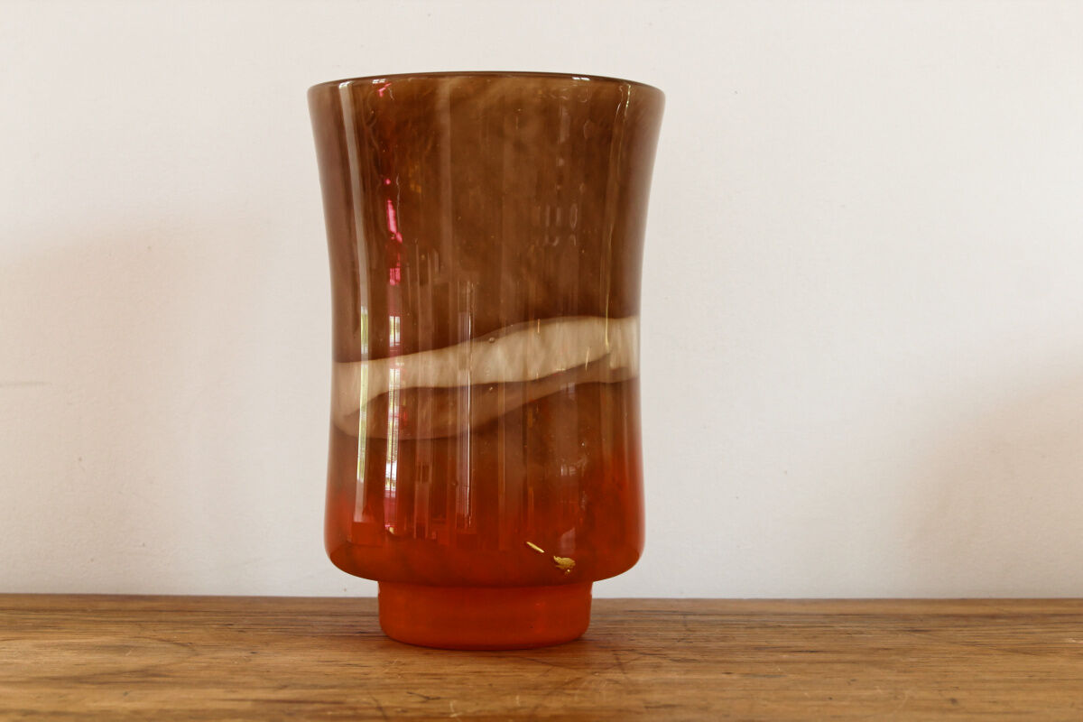 Vintage blown glass vase