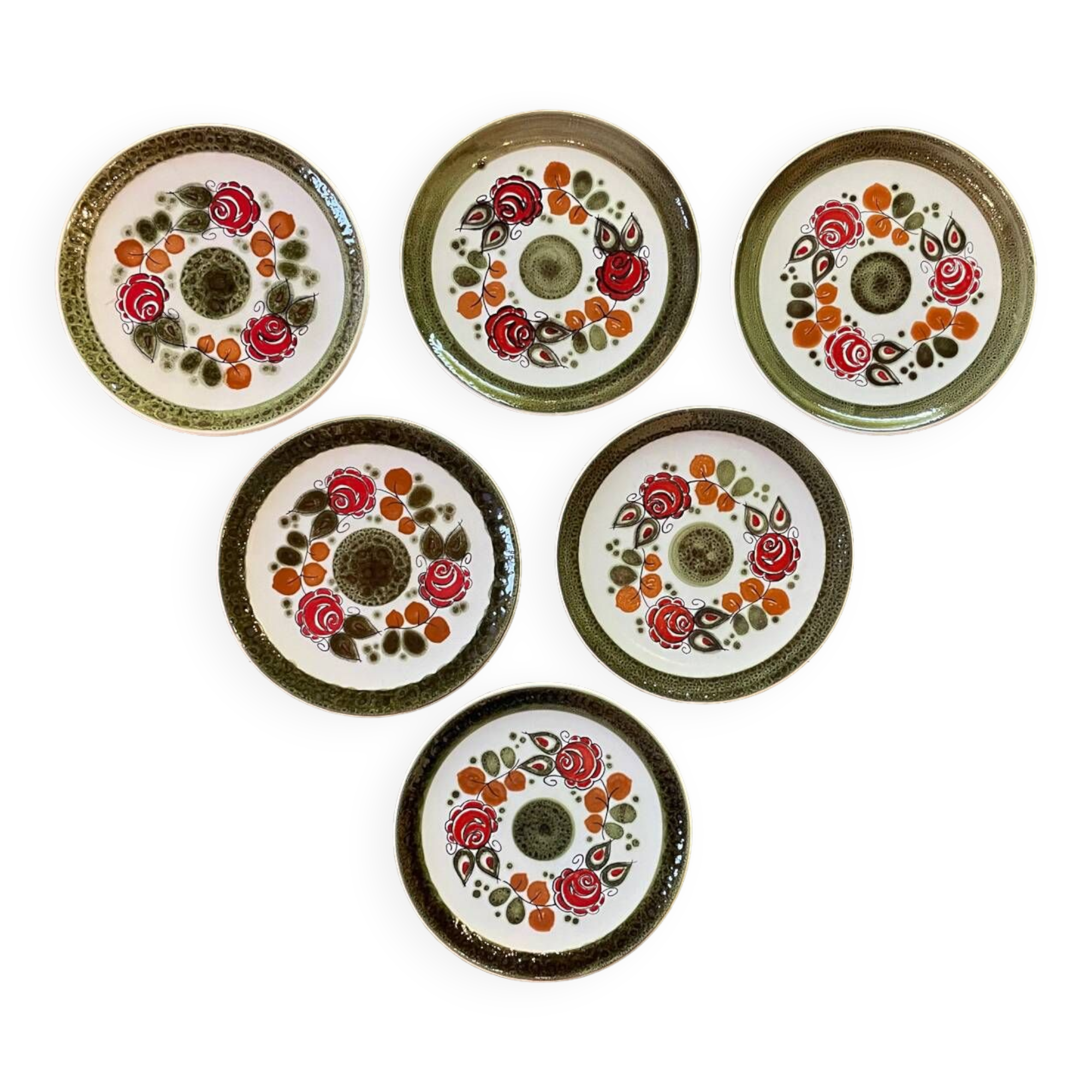 German ceramic plates