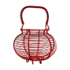 Red vintage egg basket