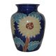 Ancient ceramic vase 50's flowers