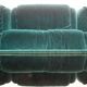 Fauteuils en Chenille de Seven Salotti, 1970s, Set de 5