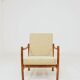 Mid-century modern design armchair green nebula bentwood 1960
