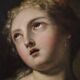 Peinture italienne du XVIIIe siècle sur cuivre, La Mort de Cléopâtre.