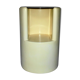 Cylindrical fiberglass bedside table from the 60s