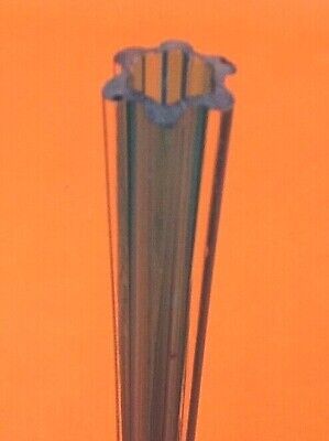 1970s soliflore vase " elephant foot " transparent glass / turquoise