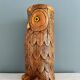 Vintage carved wooden umbrella stand