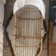 Baby wicker cradle