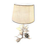 Vintage white flower lamp