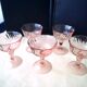5 Vintage Luminarc Champagne Glasses Rosaline Model