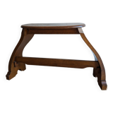 Solid oak organ bench