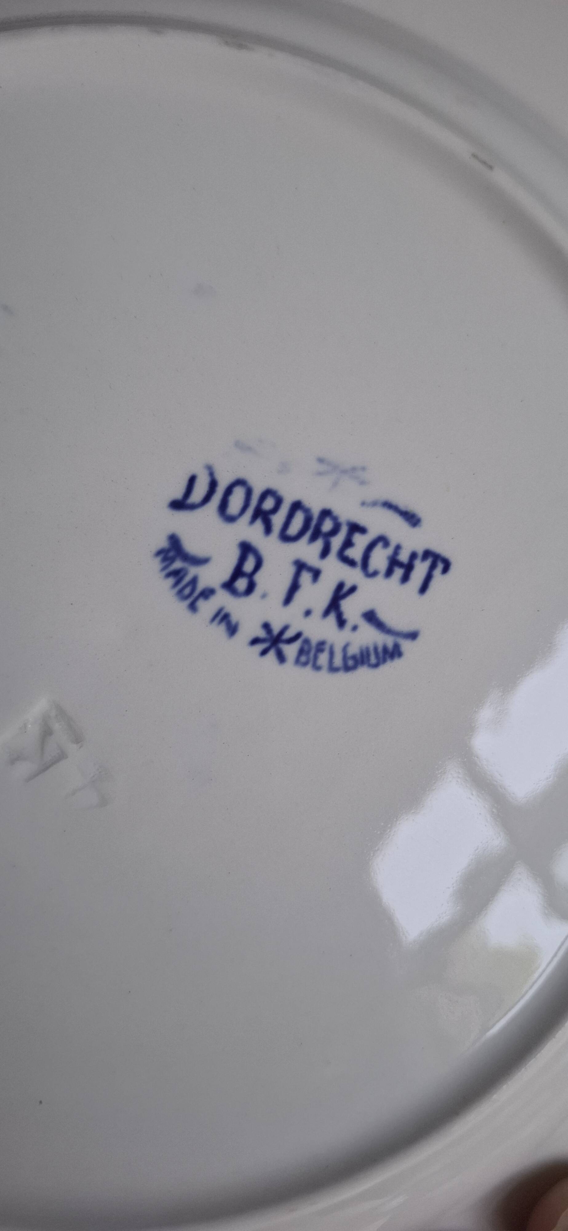 6 flat plates Dordrecht BFK 1920