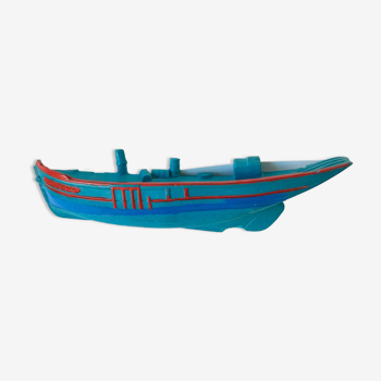 Wooden boat model toy