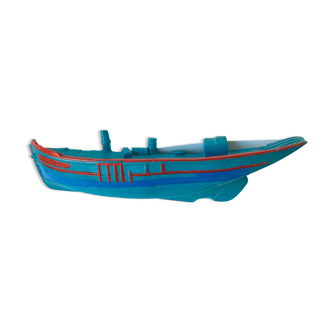 Wooden boat model toy
