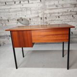 Wood and metal desk