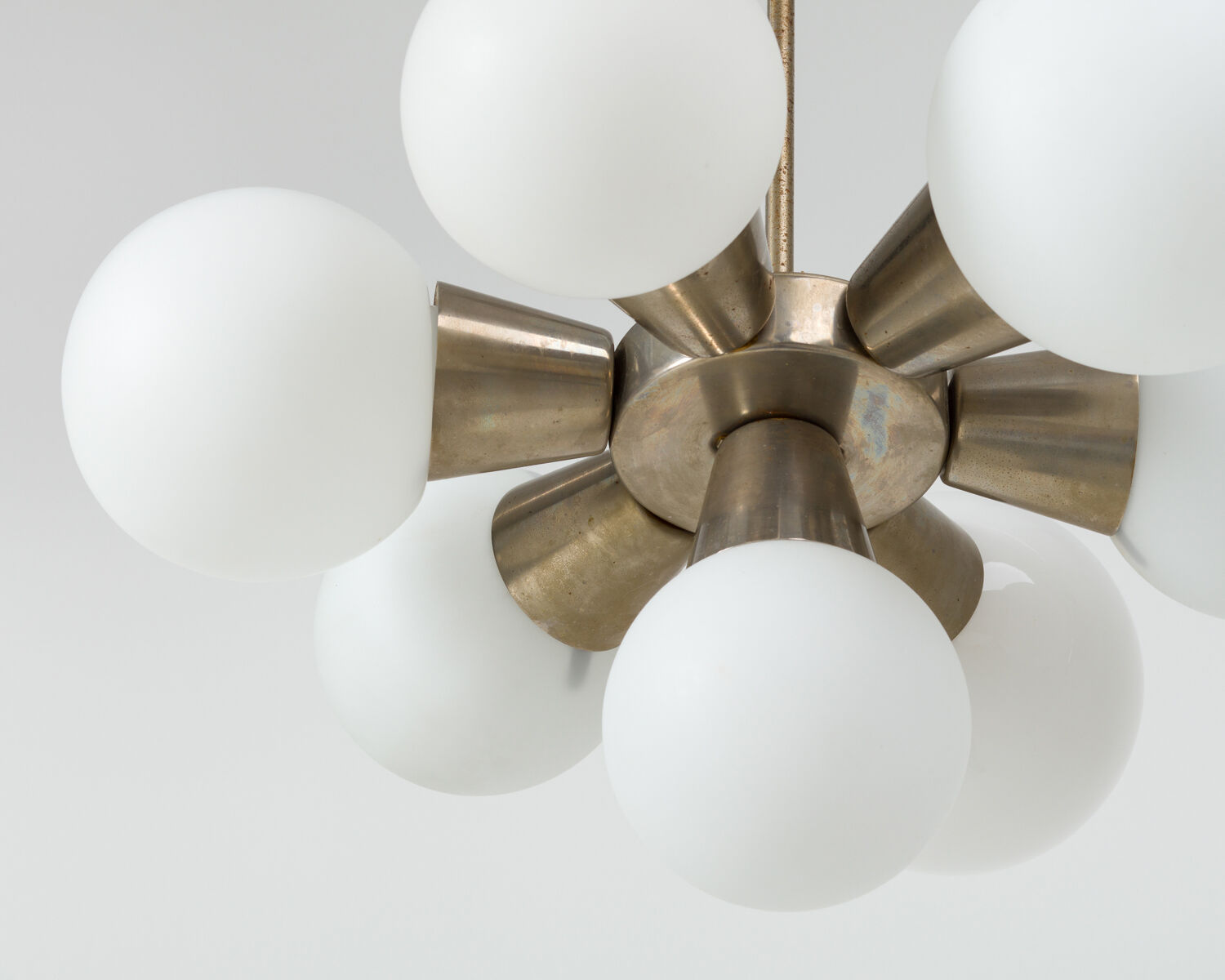 Pendant lamp from Kamenický Šenov, 1960s