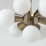 Pendant lamp from Kamenický Šenov, 1960s