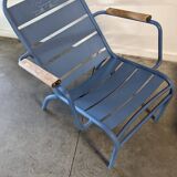 Edmond & fils - 1 Armchair + 1 Stool VAUX-LE-VICOMTE 007 - Tuileries collection