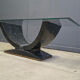 Vintage tessellated coffee table by Maitland Smith, 1980s