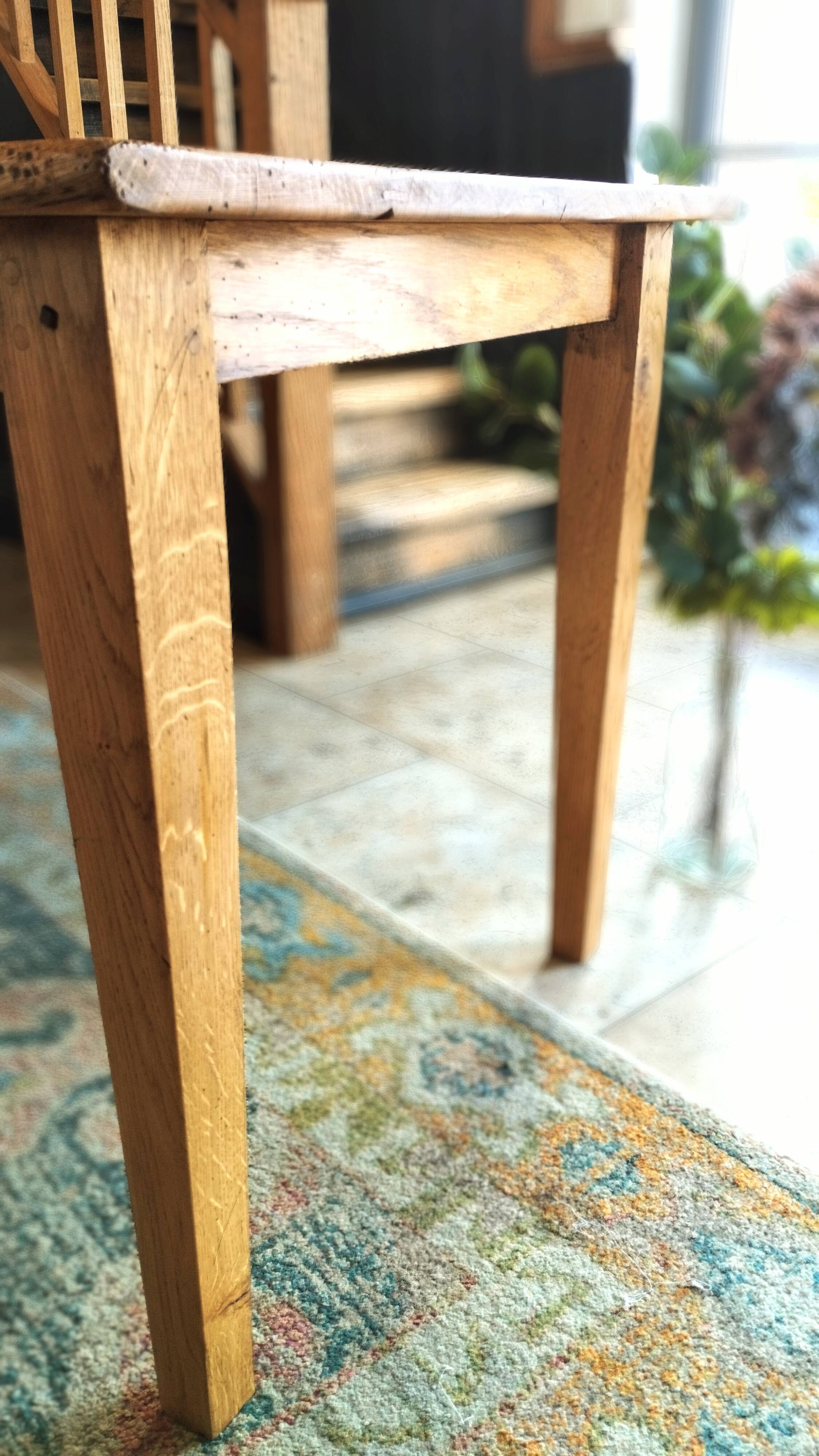 Farmhouse table 200 x 80 light oak