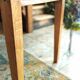 Table de ferme 200 x 80 chêne clair
