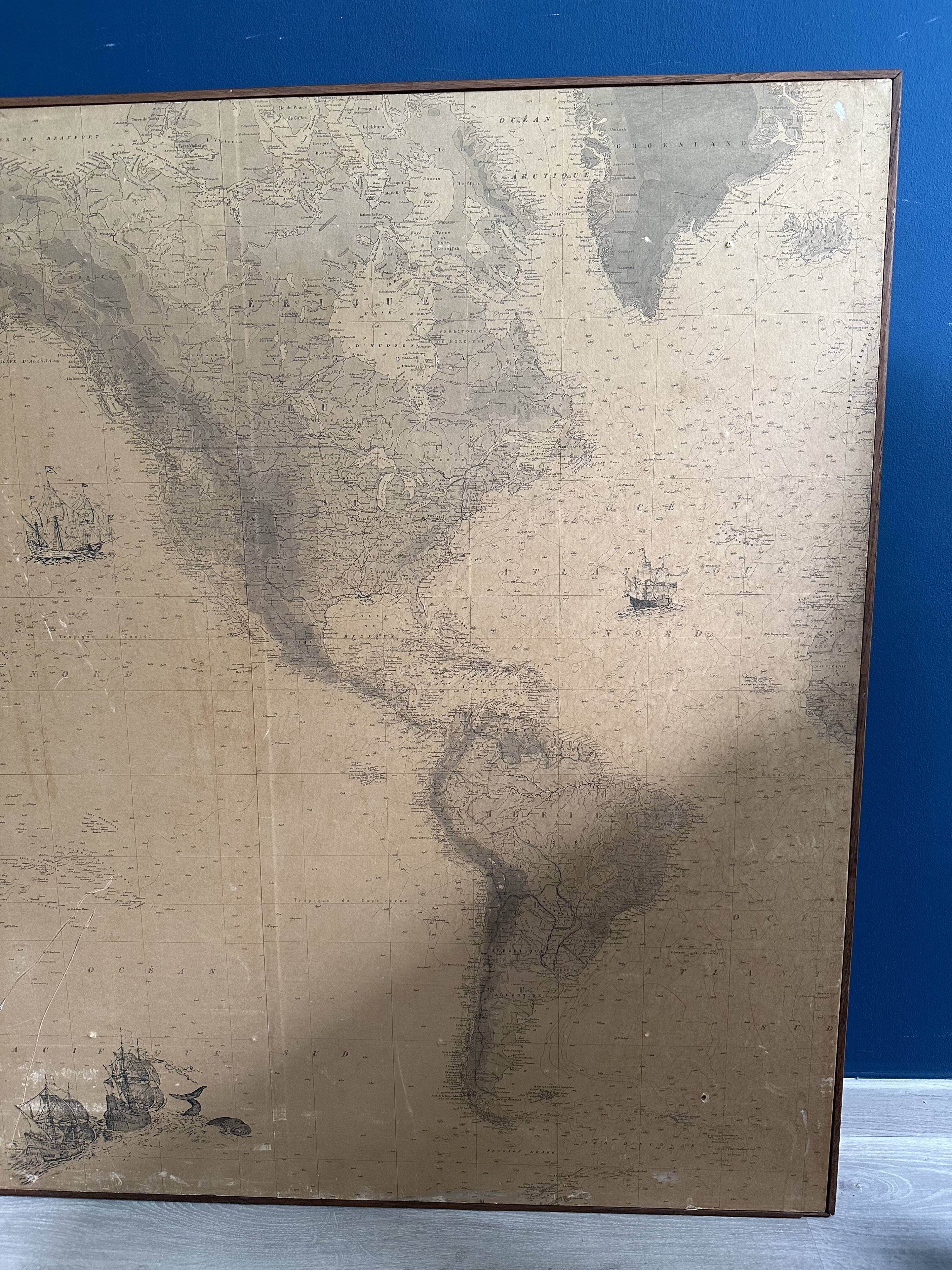 Planisphere of the naval hydrographic service