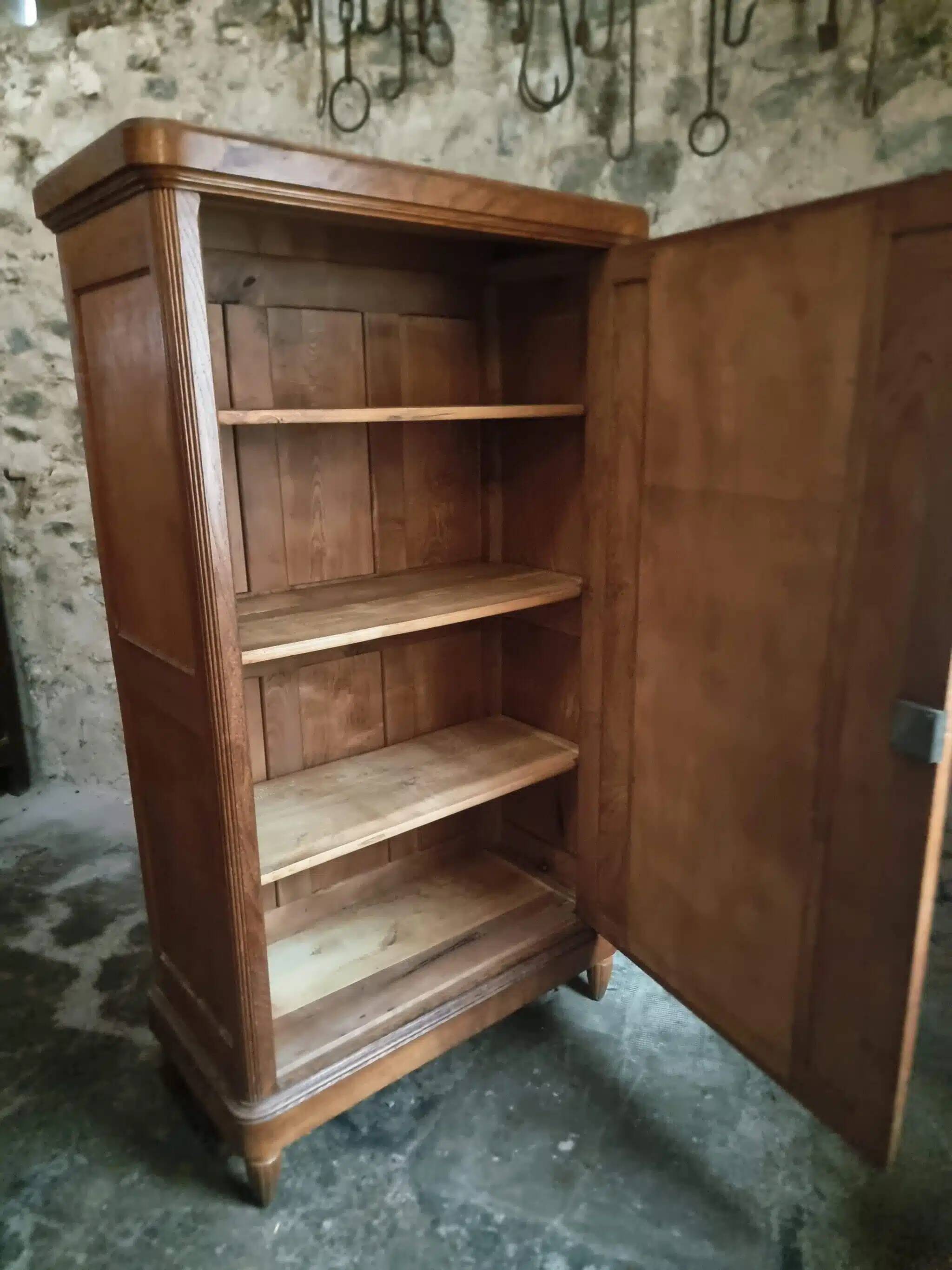 French antique oak wardrobe from the 1930s.